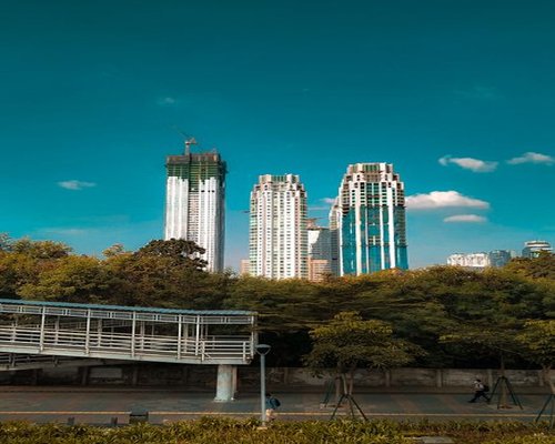 Modern office building architecture in Kuningan area, Jakarta